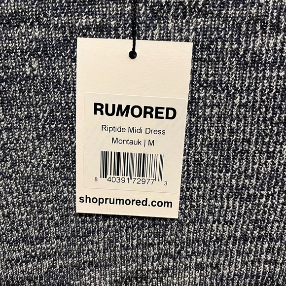 Rumored Black and White Backless Dress - Picture 3 of 5